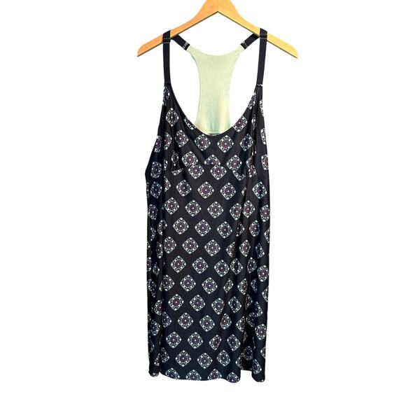 Secret Treasures Racerback sleeveless nightgown size 3x Navy blue print comfy - Picture 1 of 7
